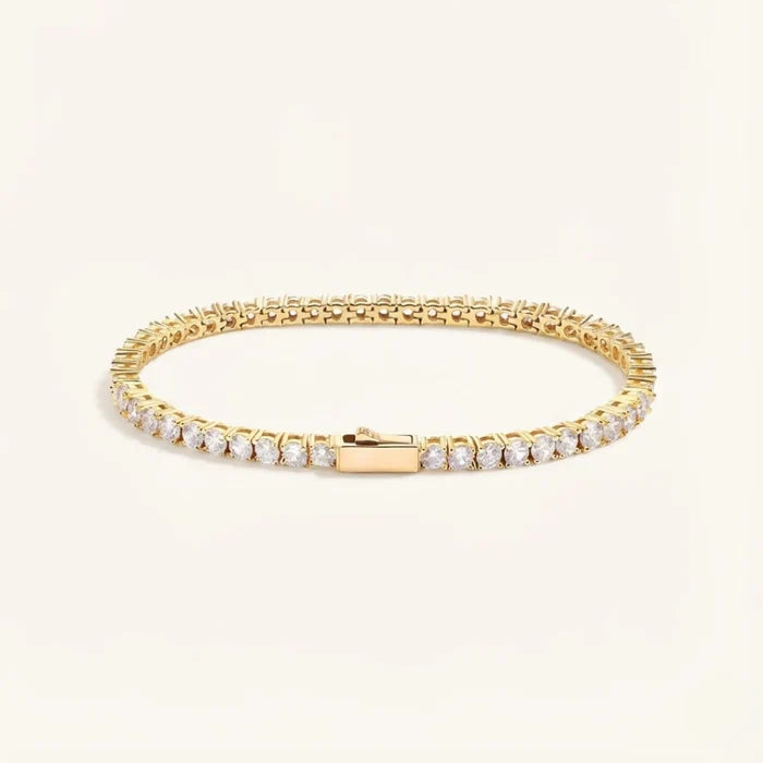 Moissanite Bracelet - 3mm