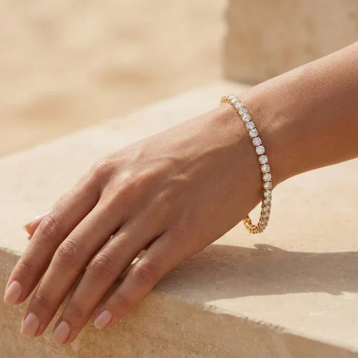 Moissanite Bracelet - 3mm